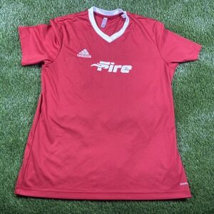 Chicago Fire Adidas Soccer Jersey Mens Large Red Aeroready MLS 2024